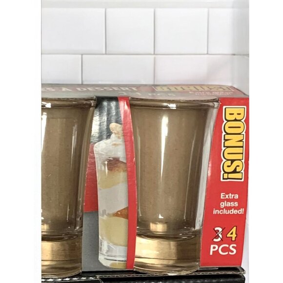 Cooking Concepts Dessert Glasses 1.5 Oz Set Of 3 Bonus Extra Glass Included - Picture 6 of 6